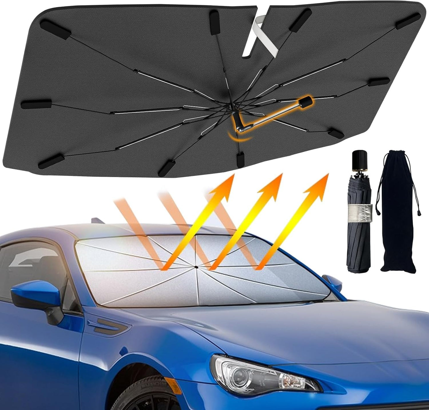 Parasol Retráctil Protección UV para Auto