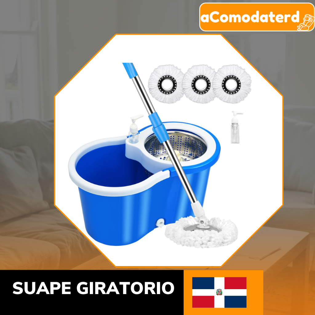 Suape Giratorio 360° - Limpieza sin Esfuerzo ⭐️⭐️⭐️⭐️(+185 Clientes)